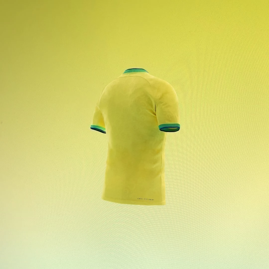 Brasilien VM 2022 G.Jesus 18 Hjemmebanetrøje Fodboldsæt